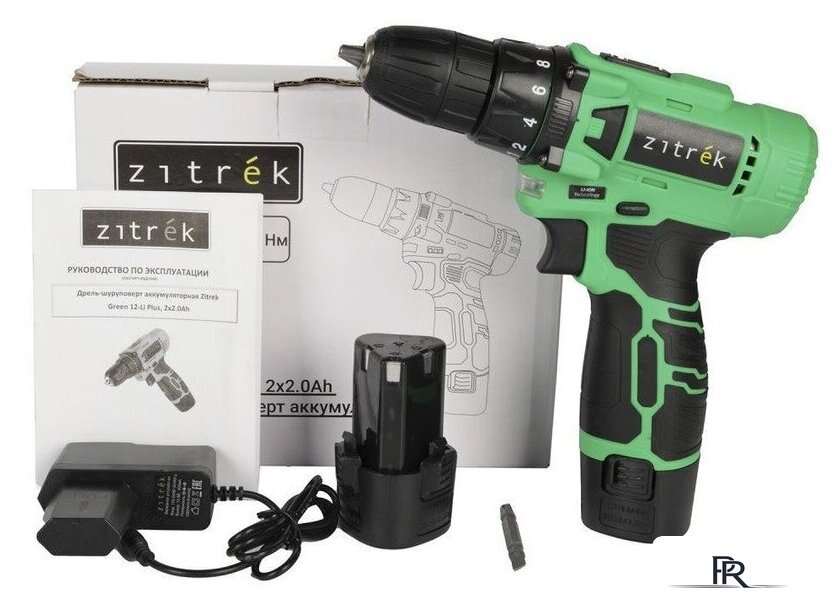 Дрель-шуруповерт Zitrek Green 12-Li Plus 083-1114 (с 2-мя АКБ) - Изображение №1 — Интернет-магазин ПроЗаказ