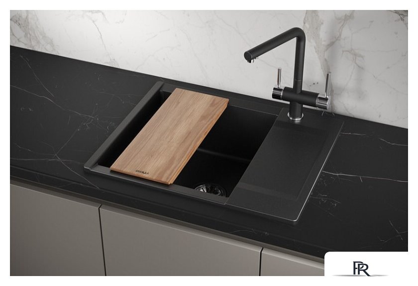 Кухонная мойка Granula ES-6202 (шварц) - Изображение №3 — Интернет-магазин ПроЗаказ