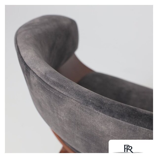 Стул с подлокотниками AksHome Mody (темно-серый Fabb 16/орех) - Изображение №11 — Интернет-магазин ПроЗаказ
