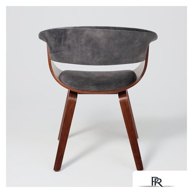 Стул с подлокотниками AksHome Mody (темно-серый Fabb 16/орех) - Изображение №6 — Интернет-магазин ПроЗаказ