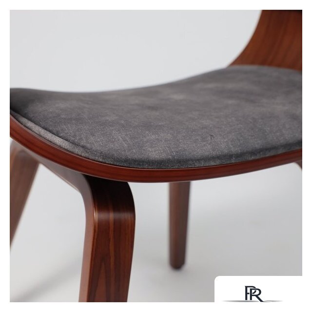 Стул с подлокотниками AksHome Mody (темно-серый Fabb 16/орех) - Изображение №10 — Интернет-магазин ПроЗаказ