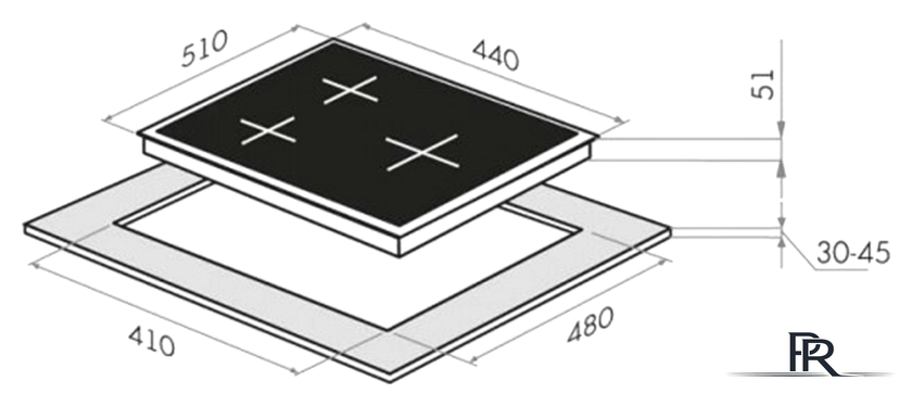 Варочная панель HOMSair HGG431BK - Изображение №2 — Интернет-магазин ПроЗаказ
