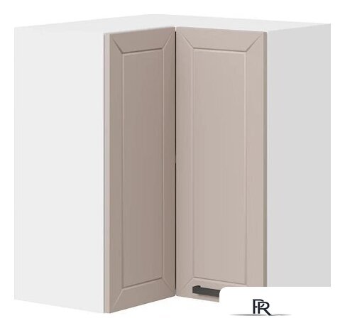 Шкаф навесной Трия Лорас 1В6УП (белый/холст латте) - Изображение №1 — Интернет-магазин ПроЗаказ