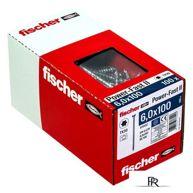 Шуруп Fischer FPF II CTP 670457 (100 шт) - Изображение №2 — Интернет-магазин ПроЗаказ