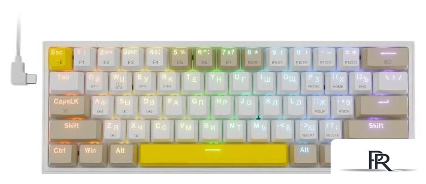 Клавиатура Redragon Fizz Pro (белый/бежевый) - Изображение №1 — Интернет-магазин ПроЗаказ