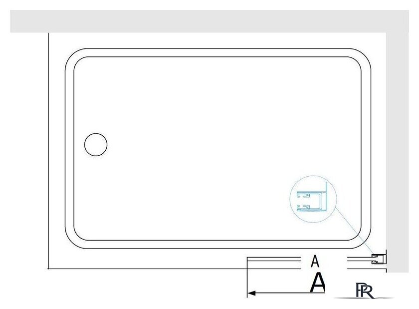 Стеклянная шторка для ванны RGW SC-056-8 400 35110562840-11 - Изображение №4 — Интернет-магазин ПроЗаказ