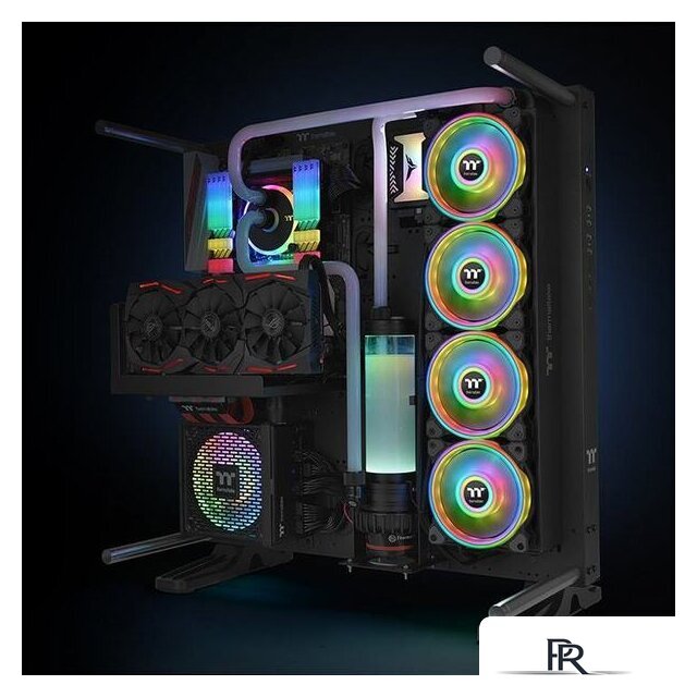 Вентилятор для корпуса Thermaltake Riing Quad 14 RGB TT Premium CL-F089-PL14SW-C - Изображение №5 — Интернет-магазин ПроЗаказ