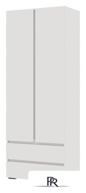 Шкаф распашной Стендмебель Хелен ШК 01 2-х створчатый (белый/белый) - Изображение №1 — Интернет-магазин ПроЗаказ