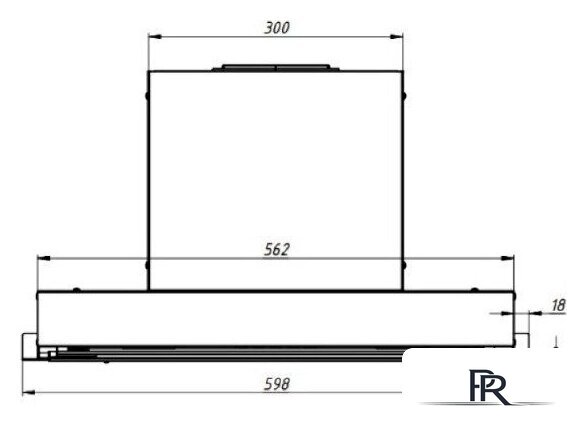 Кухонная вытяжка Franke T-Form CR 60 - Изображение №2 — Интернет-магазин ПроЗаказ