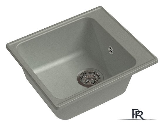 Кухонная мойка GranFest QUARZ Z-17 (серый) - Изображение №1 — Интернет-магазин ПроЗаказ