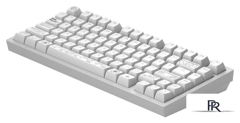 Клавиатура Dark Project ALU81A Terra Nova White (g3ms Moonstone) - Изображение №4 — Интернет-магазин ПроЗаказ