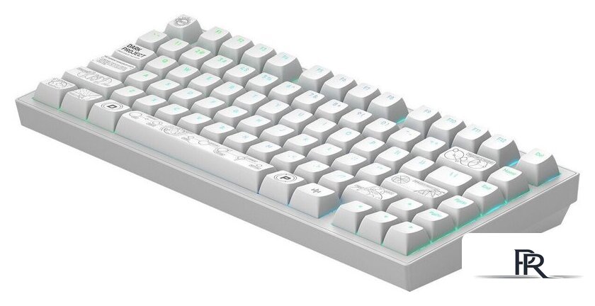 Клавиатура Dark Project ALU81A Terra Nova White (g3ms Moonstone) - Изображение №3 — Интернет-магазин ПроЗаказ