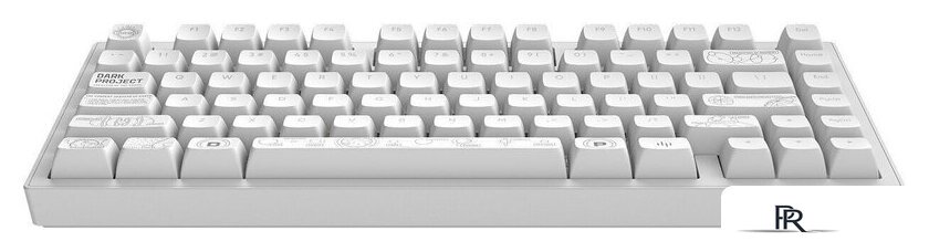 Клавиатура Dark Project ALU81A Terra Nova White (g3ms Moonstone) - Изображение №7 — Интернет-магазин ПроЗаказ