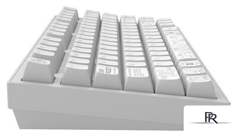 Клавиатура Dark Project ALU81A Terra Nova White (g3ms Moonstone) - Изображение №8 — Интернет-магазин ПроЗаказ