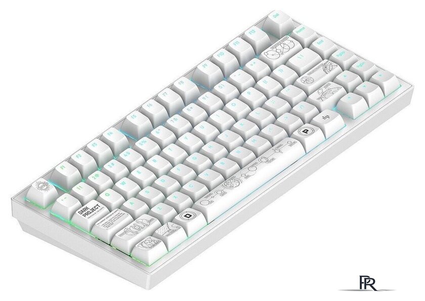 Клавиатура Dark Project ALU81A Terra Nova White (g3ms Moonstone) - Изображение №5 — Интернет-магазин ПроЗаказ