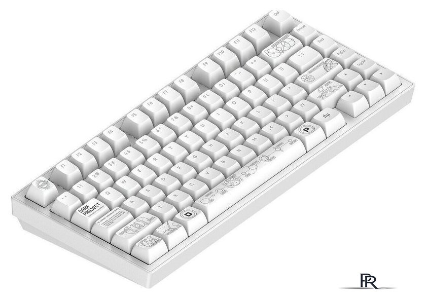 Клавиатура Dark Project ALU81A Terra Nova White (g3ms Moonstone) - Изображение №6 — Интернет-магазин ПроЗаказ