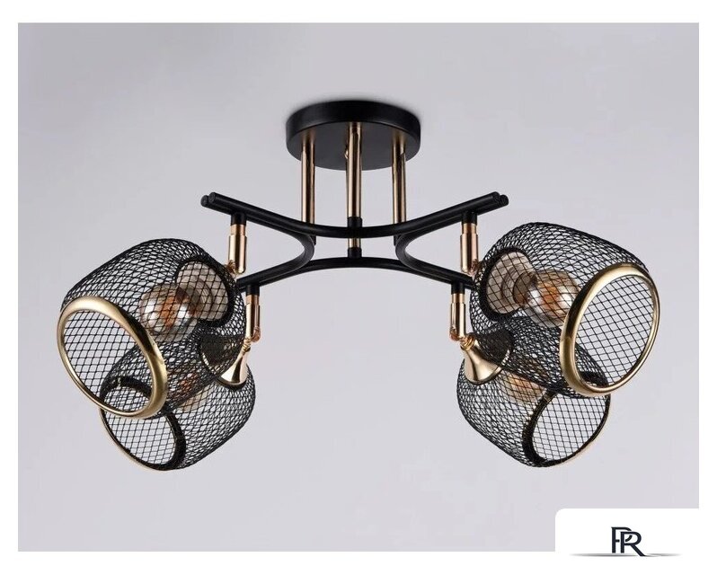 Люстра средней высоты Ambrella light Traditional TR80177/4 BK/FGD (черный/золото) - Изображение №2 — Интернет-магазин ПроЗаказ