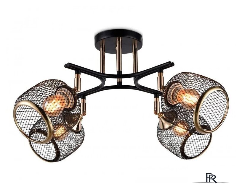 Люстра средней высоты Ambrella light Traditional TR80177/4 BK/FGD (черный/золото) - Изображение №6 — Интернет-магазин ПроЗаказ