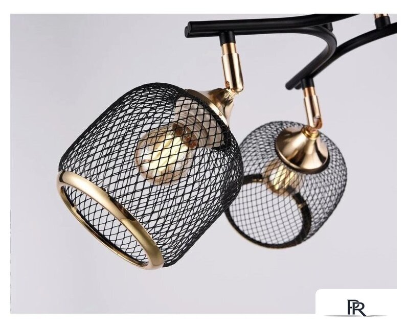 Люстра средней высоты Ambrella light Traditional TR80177/4 BK/FGD (черный/золото) - Изображение №3 — Интернет-магазин ПроЗаказ