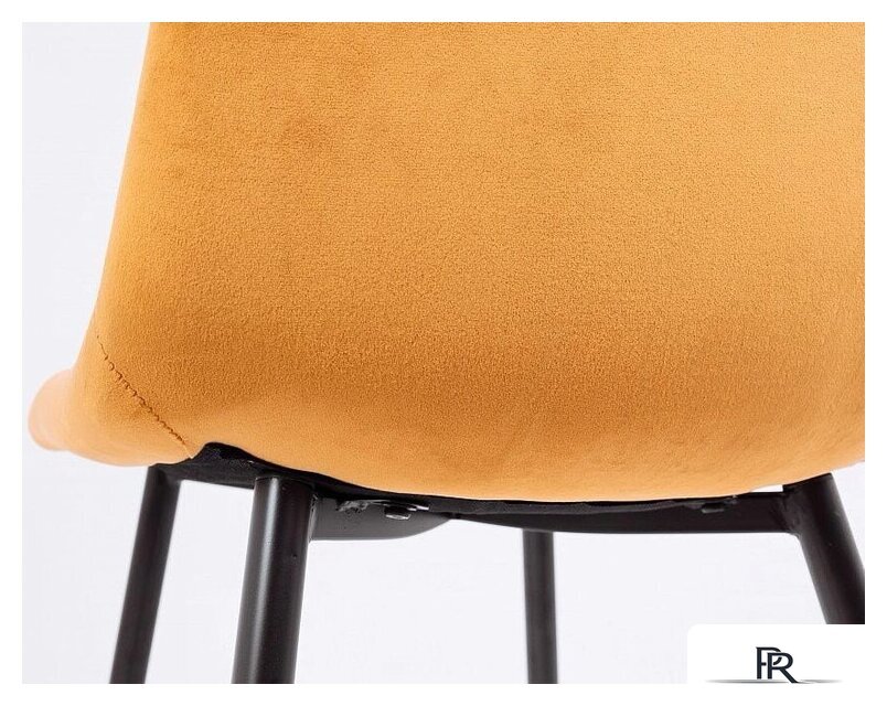 Стул AksHome Dallas 76330 (велюр, горчичный/черный) - Изображение №9 — Интернет-магазин ПроЗаказ