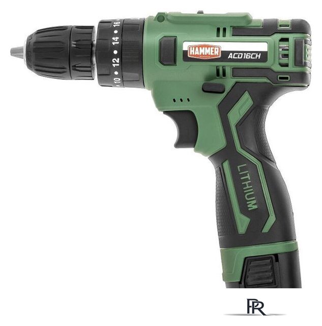 Ударная дрель-шуруповерт Hammer ACD16CH (с 2-мя АКБ, кейс) - Изображение №3 — Интернет-магазин ПроЗаказ