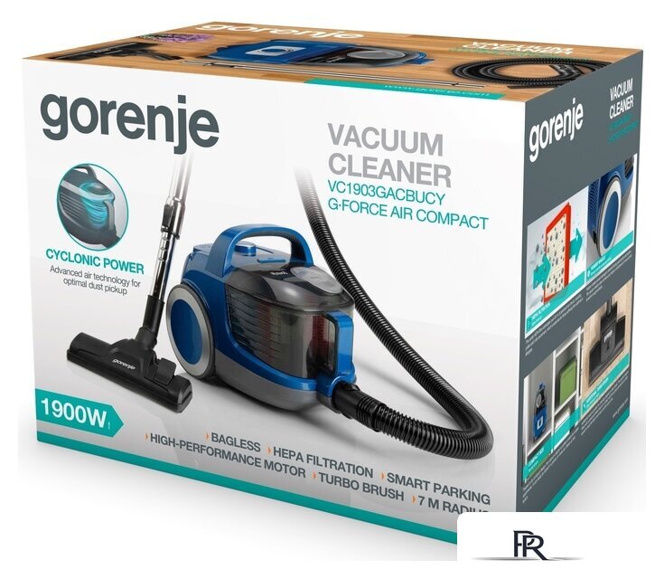 Пылесос Gorenje VC1903GACBUCY - Изображение №4 — Интернет-магазин ПроЗаказ