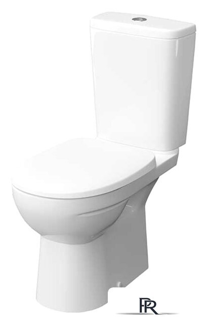 Унитаз напольный Керамин Альбано R Инкоэр двухрежимный Безободковый (с жёстким сиденьем) - Изображение №1 — Интернет-магазин ПроЗаказ