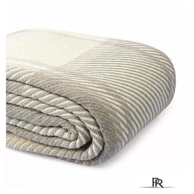 Покрывало Tkano Essential Warm traditions TK23-BS0013 (бежево-серый) - Изображение №4 — Интернет-магазин ПроЗаказ