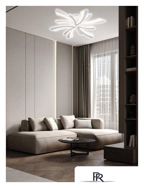 Припотолочная люстра Aitin Pro C9095/3+3 (белый) - Изображение №5 — Интернет-магазин ПроЗаказ