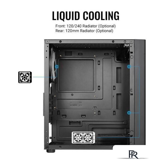 Корпус AeroCool Hexform-G-BK-v2 - Изображение №7 — Интернет-магазин ПроЗаказ