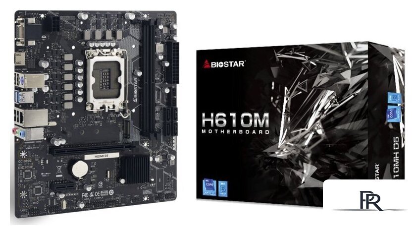 Материнская плата BIOSTAR H610MH D5 Ver. 6.x - Изображение №2 — Интернет-магазин ПроЗаказ