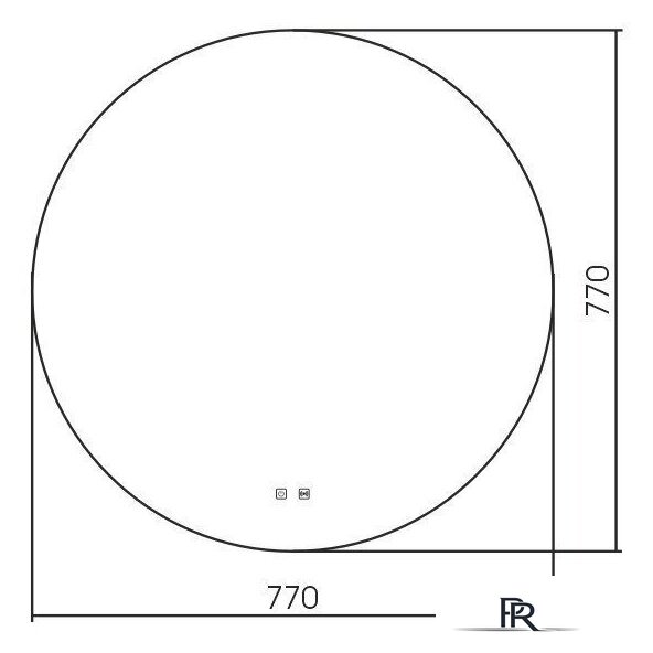  Silver Mirrors Зеркало Саванна-Р D770 LED-00002746 - Изображение №3 — Интернет-магазин ПроЗаказ