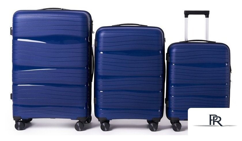 Чемодан-спиннер Pride РР-9802 (S, синий) - Изображение №4 — Интернет-магазин ПроЗаказ