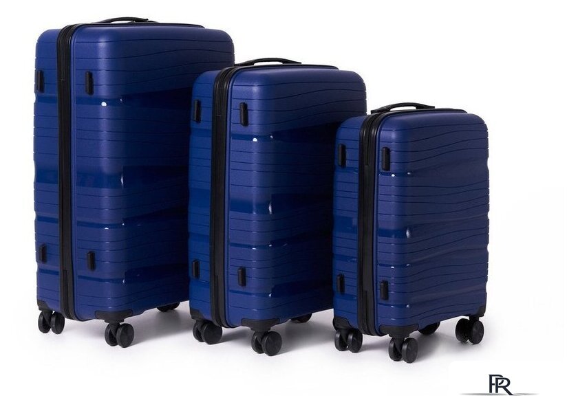 Чемодан-спиннер Pride РР-9802 (S, синий) - Изображение №5 — Интернет-магазин ПроЗаказ