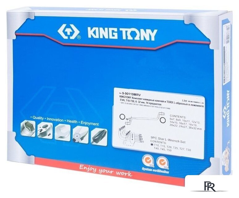 Набор ключей King Tony 9-90119MRV (19 предметов) - Изображение №2 — Интернет-магазин ПроЗаказ