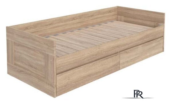 Кровать-тахта Mio Tesoro Сириус раздвижная 80x200 2.02.08.460.3 (дуб сонома) - Изображение №1 — Интернет-магазин ПроЗаказ