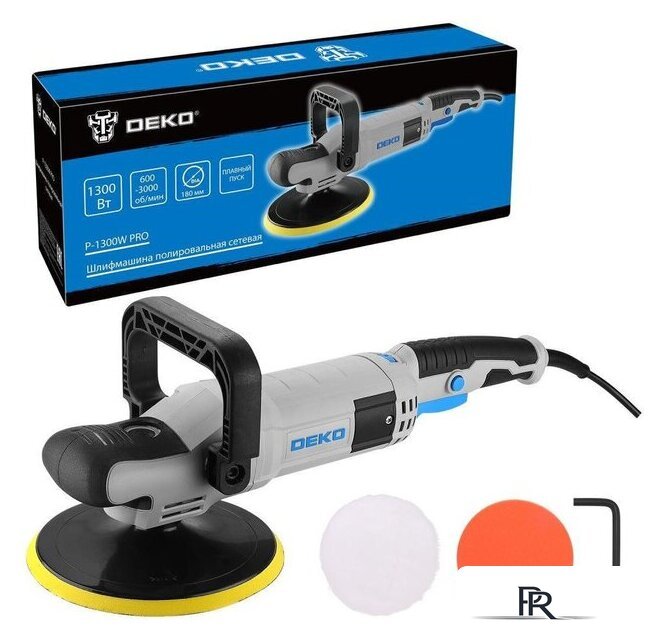 Полировальная машина Deko P-1300W PRO 084-1099 - Изображение №1 — Интернет-магазин ПроЗаказ