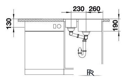 Кухонная мойка Blanco Metra 6-F (антрацит) [519134] - Изображение №4 — Интернет-магазин ПроЗаказ