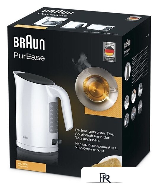 Электрический чайник Braun PurEase WK 3100 WH 0X21010008 - Изображение №2 — Интернет-магазин ПроЗаказ