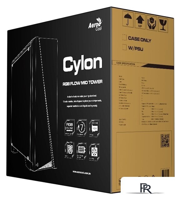 Корпус AeroCool Cylon (черный) - Изображение №10 — Интернет-магазин ПроЗаказ