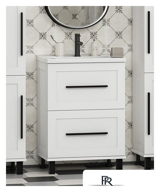  Misty Тумба под умывальник Модерн 60 П-Мод07060-011Пр - Изображение №1 — Интернет-магазин ПроЗаказ