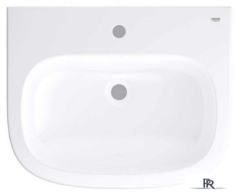 Умывальник Grohe 3933500H с гигиеническим покрытием 59.5x48.2 - Изображение №2 — Интернет-магазин ПроЗаказ