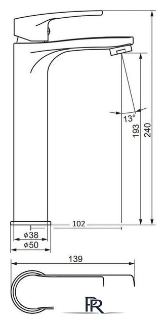 Смеситель Damixa Eclipse 480250000 - Изображение №4 — Интернет-магазин ПроЗаказ