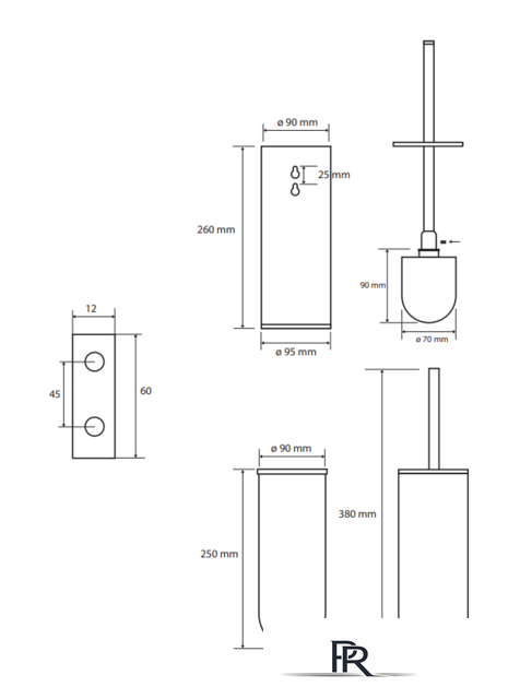 Ершик для унитаза Bemeta Hematit 159313067 - Изображение №3 — Интернет-магазин ПроЗаказ