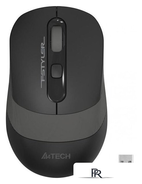 Мышь A4Tech Fstyler FG10S (черный/серый) - Изображение №2 — Интернет-магазин ПроЗаказ
