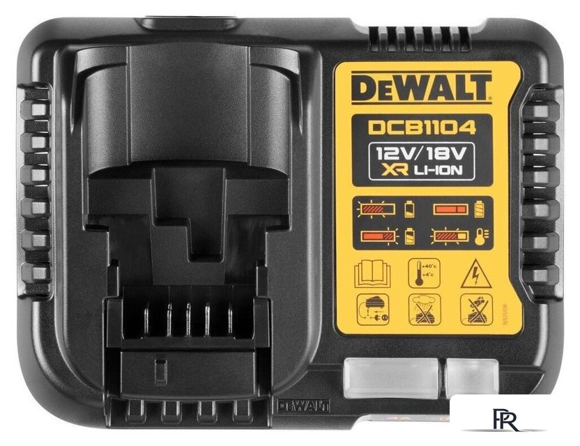 Аккумулятор с зарядным устройством DeWalt DCB1104M2 (18В/2x4 Ач) - Изображение №4 — Интернет-магазин ПроЗаказ