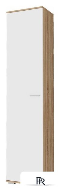 Шкаф-пенал Памир Италия П-500 (дуб сонома/белый глянец) - Изображение №1 — Интернет-магазин ПроЗаказ