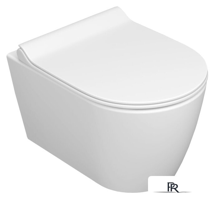 Унитаз подвесной Керамин Трент R Безободковый (сиденье Slim с микролифтом) - Изображение №1 — Интернет-магазин ПроЗаказ