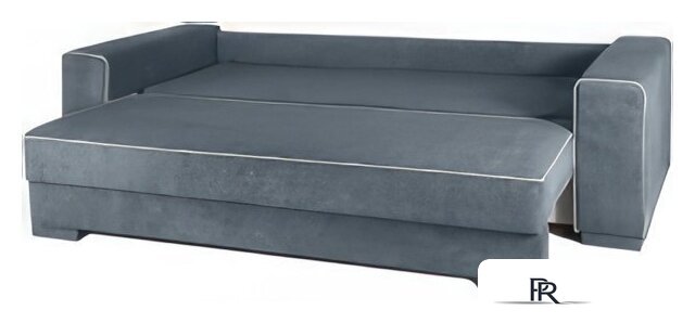 Диван Krones Цезарь 4 (велюр, графит/молочный) - Изображение №4 — Интернет-магазин ПроЗаказ