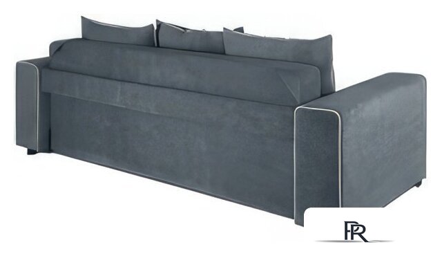 Диван Krones Цезарь 4 (велюр, графит/молочный) - Изображение №7 — Интернет-магазин ПроЗаказ